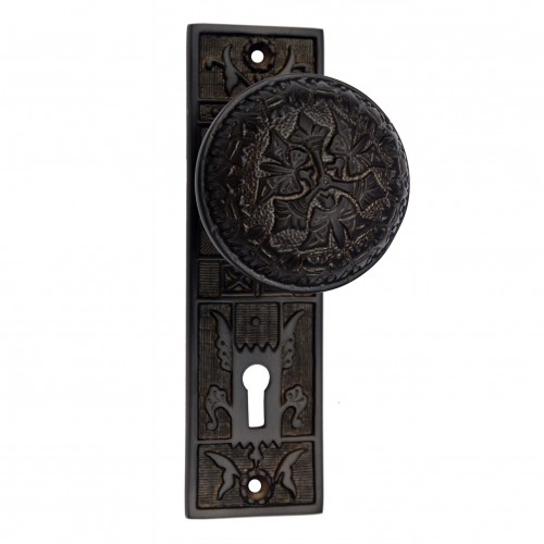 "Dabbasheth" Silicon Bronze Door Knob with Plate